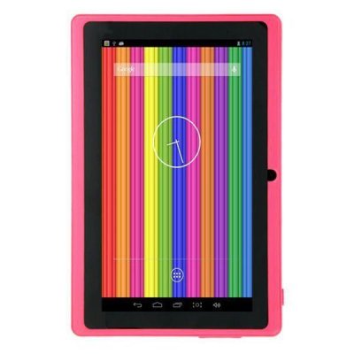 YONIS Tablette Tactile Android 4.4 Kitkat 7 Pouces Dual Core Dual Cam Flash Rose 8 Go -  