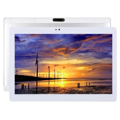 YONIS Tablette Tactile Bluetooth 4G Android 7.0 Wifi Octa Core 1,3 Ghz Dual Sim Argent + SD 8Go