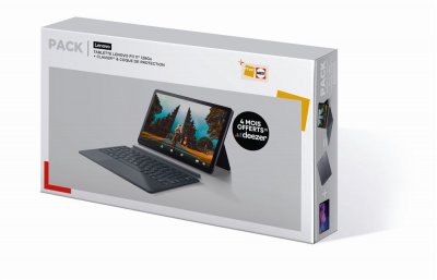 LENOVO Tablette tactile  PACK P11 AVEC CLAVIER DETACHABLE ET COQUE DE PROTECTION - 128GO NOIR WIFI