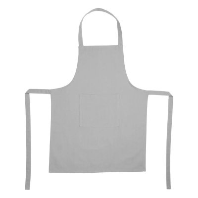 ATMOSPHERA Tablier de cuisine ""coton"" 80cm gris clair