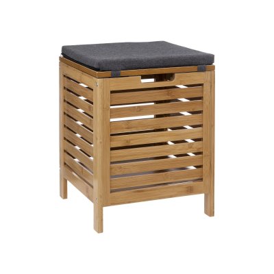 5 FIVE SIMPLY SMART Tabouret avec coffre de rangement bambou 5Five - Naturel