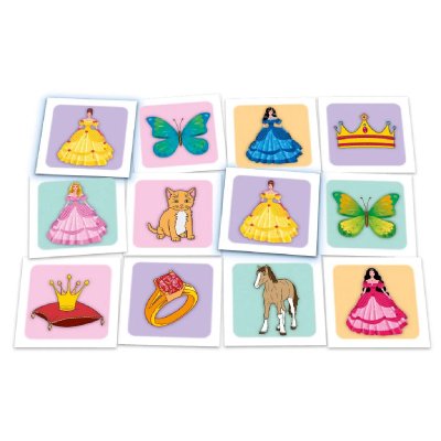 TACTIC  m&eacute;moire Dino Memo carton 22 x 22 cm 54-part