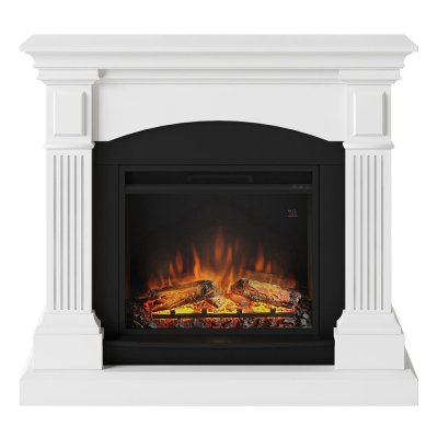 TAGU  Chemin&eacute;e &eacute;lectrique d&eacute;corative Magna Blanche - Powerflame