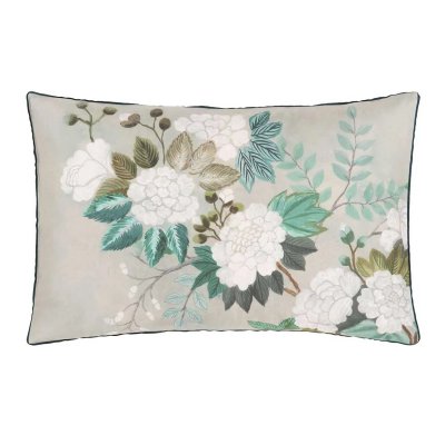 DESIGNERS GUILD Taie d'oreiller en satin de coton Fleur Orientale 50x75 cm