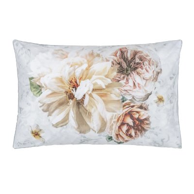 DESIGNERS GUILD Taie d'oreiller imprim&eacute;e en percale de coton, Pahari Tuberose
