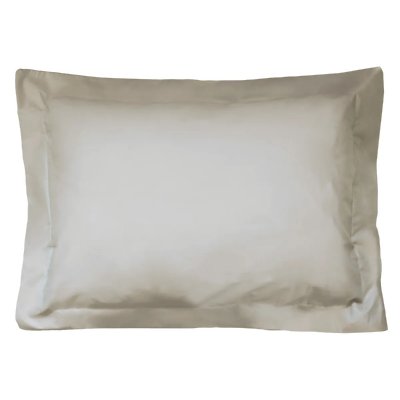 LINNEA Taie d'oreiller uni 100% coton ALTO 40x60 cm - Marron Chamois