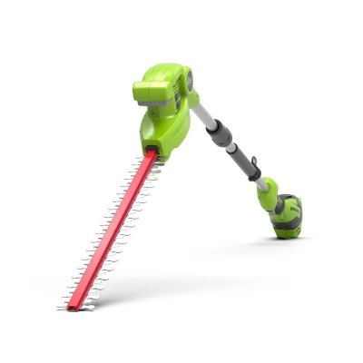 GREENWORKS Taille-haie sur perche sur batterie  G40PHA, 40 V L.51 cm