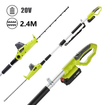 DEWINNER Taille-Haies T&eacute;lescopique -  - 41 cm - Batterie Li-ion 20V - Chargeur Rapide 1H - 24 m