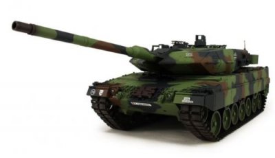 AMEWI Tank Rc Leopard 2a6 1/16&egrave;me Rtr Fonctions Ir Et Billes-