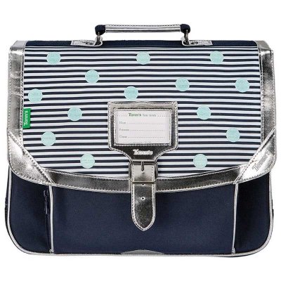 PIERRE CARDIN EVOLUTION Tann's - Cartable 38 cm - Les Fantaisies Galle - Bleu