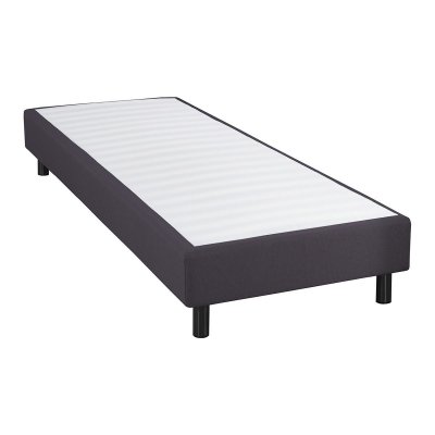 ALTOBUY TAPIKIT - Sommier Tapissier D&eacute;montable 90x190cm Anthracite - 
