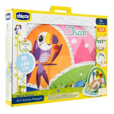 CHICCO Tapis d'&eacute;veil  Arche de la for&ecirc;t 3 en 1