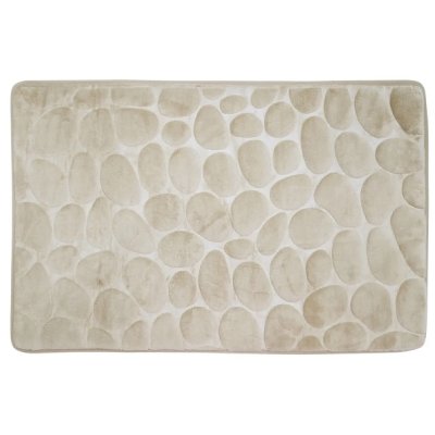 Tapis de bain Microfibre pebble 40x60cm Beige - Beige - MSV