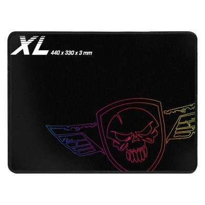 Tapis de Souris Darkskull taille XL, 44 x 33 cm, Ultra pr&eacute;cision !
