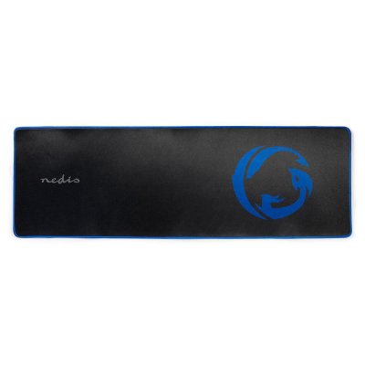 NEDIS Tapis de souris de jeu  GMPD300BK Noir 