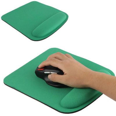 YONIS Tapis de Souris Ergonomique Repose Poignet Ultra Fin Confort Optimal Vert -  