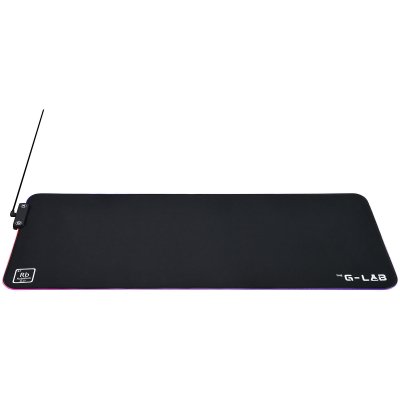 THE G LAB Tapis de souris Gaming RVB XXL The G-Lab Pad Rubidium Noir 