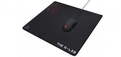 THE G LAB Tapis de souris Gaming The G-Lab L Noir 