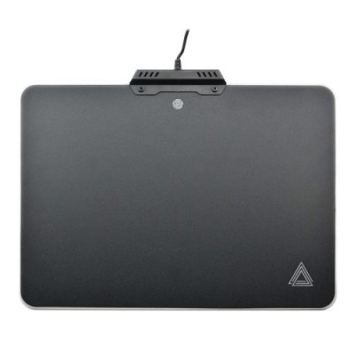 LEXIP Tapis de souris rigide r&eacute;tro-&eacute;clair&eacute; RVB  B5 Noir 