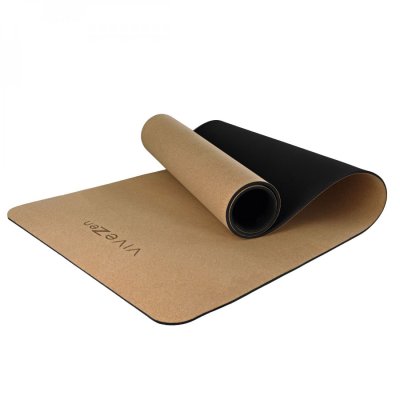 VIVEZEN Tapis de yoga, de gym, d'exercices en li&egrave;ge - 180 x 60 cm - 