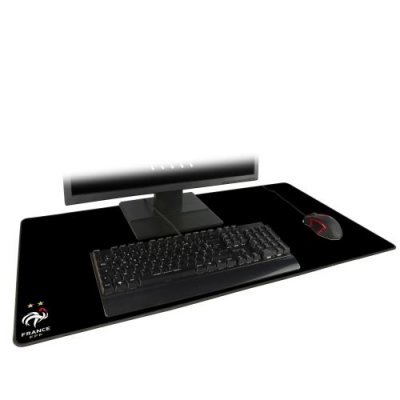 Tapis Konix XXL Officiel FFF Noir pour souris gaming 