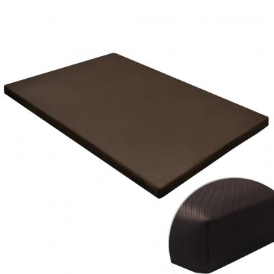 VIDAXL Tapis Plat Rectangulaire Pour Chien Marron Taille M
