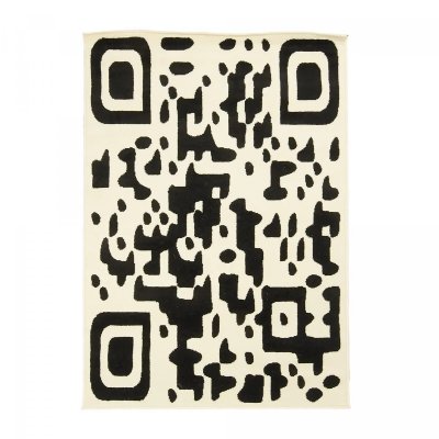 UNAMOURDETAPIS Tapis salon et chambre tiss&eacute; motif g&eacute;om&eacute;trique LYN1 QR