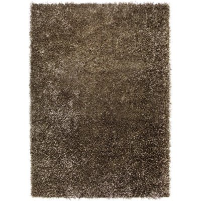 Tapis shaggy cool glamour ii par esprit home taupe 70x140 