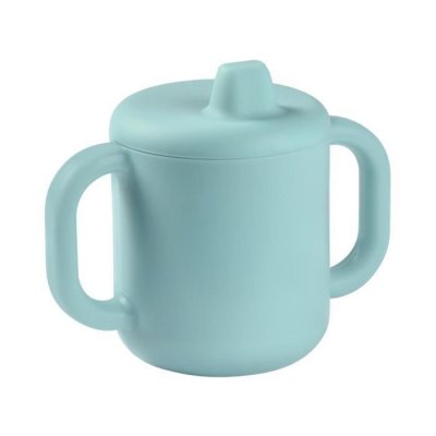 BEABA Tasse d'apprentissage  en silicone bleu