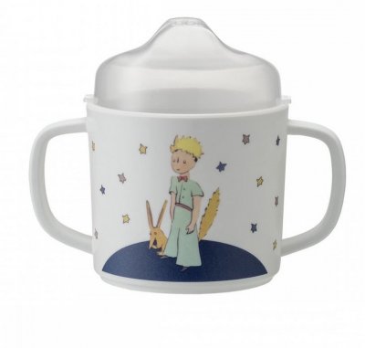 PETIT JOUR Tasse deux anses antid&eacute;rapante avec bec amovible b&eacute;b&eacute;  Le Petit Prince
