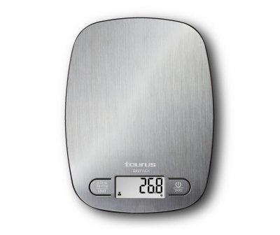 TAURUS  Easy Inox - Capacit&eacute; maximale (5 kg) - Pr&eacute;cision (1 g / 0,1 oz)