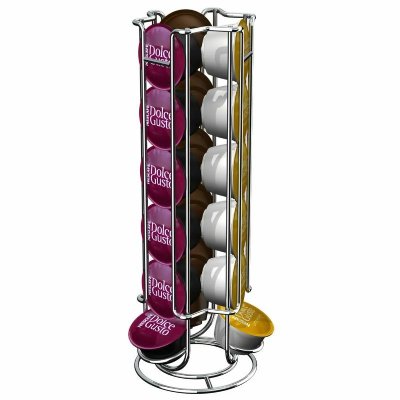 TAVOLA SWISS Tavolaswiss 50.SMDG18 Porte-Capsules, INOX, 35 cm