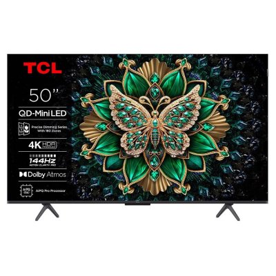 TCL  50C69K TV 127 cm (50 ) 4K Ultra HD Smart TV Wifi M&eacute;tallique - Neuf