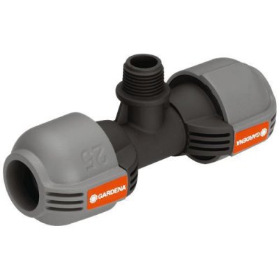 GARDENA T&eacute; Egal  Sprinklersystem 25mm 25mmx15/21 M&acirc;le