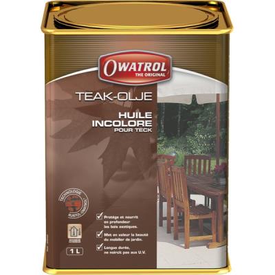 OWATROL Teak Olje Huile Pour Teck Sp&eacute;cial Mobilier De Jardin Durieu