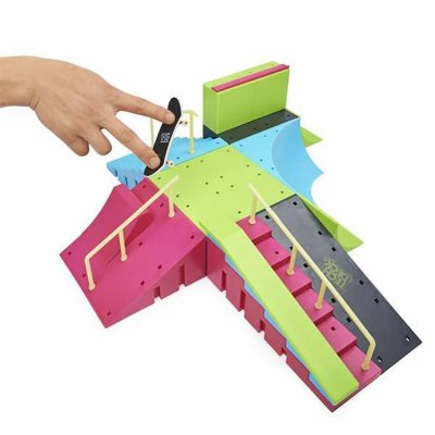 TECH DECK  Ensemble de rampes de skateboard Neon Mega Park 445312