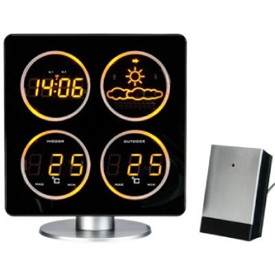 TECHNOLINE  WS 6830 Station M&eacute;t&eacute;orologique Led - Int&eacute;rieur Ext&eacute;rieur
