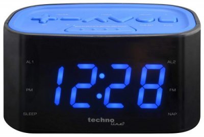  Technoline WT465 blau R&eacute;veil Bleu 14 x 8,8 x 7 cm