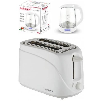 TECHWOOD  Pack D&eacute;jeuner - Blanc