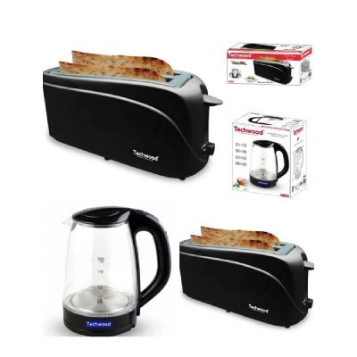 TECHWOOD  Set petit-d&eacute;jeuner bouilloire + grille-pain