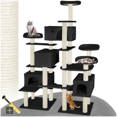 TECTAKE  Arbre &agrave; Chat Entissar 214 cm - noir