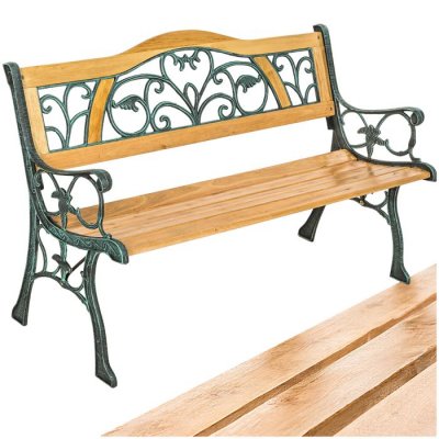 TECTAKE  banc de jardin kathi 2 places 124 x 60 x 83 cm 401426