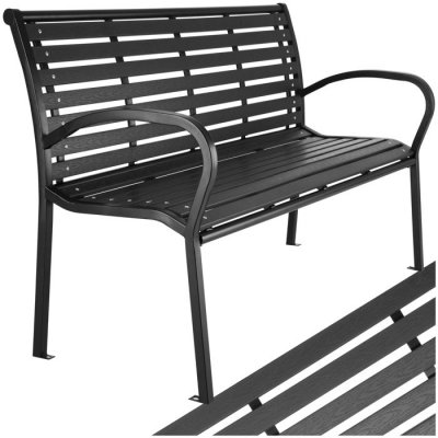 TECTAKE  banc de jardin pino 3 places 126 x 62 x 81,5cm 403213