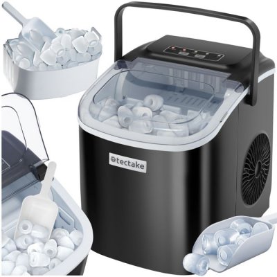 TECTAKE  - Machine &agrave; gla&ccedil;ons r&eacute;servoir d'eau de 1,2 l avec 2 tailles