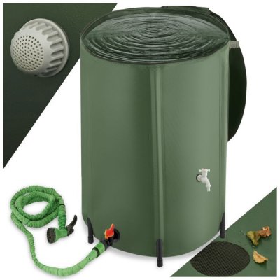 TECTAKE  R&eacute;cup&eacute;rateur d'eau de pluie - 380 L