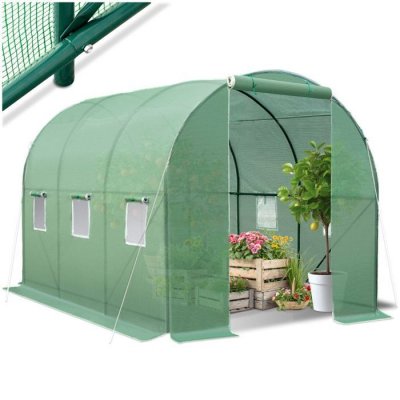 TECTAKE  serre tunnel 7 m&sup2; 343x200x200cm 402264