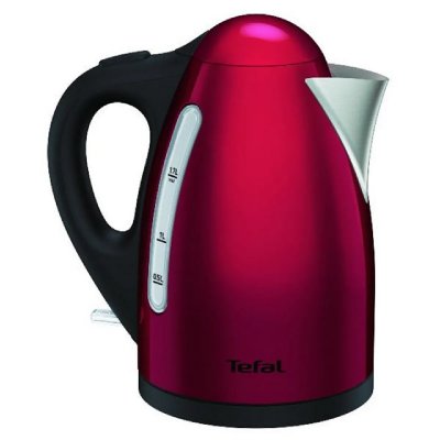 TEFAL  Bouilloire 1.7 L Rouge Inox & Noir - KI110511