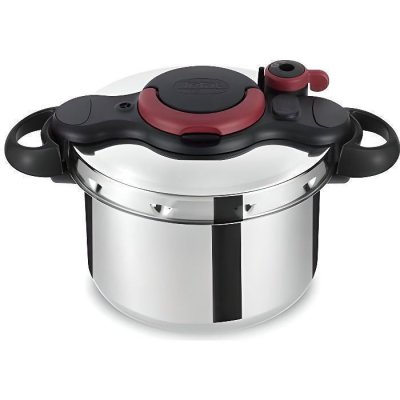 TEFAL  Clipso Minut Easy Pressure Cooker, Stainless Steel, 6 Litre