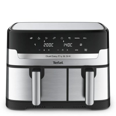 TEFAL  Dual Easy Fry & Grill Ey905d Double 8,3 L Autonome 2700 W Frite