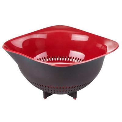 TEFAL  INGENIO Passoire K2070614 noir et rouge